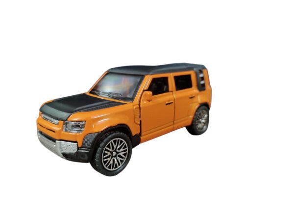 Orange Alloy Pull-Back Model Car Toy